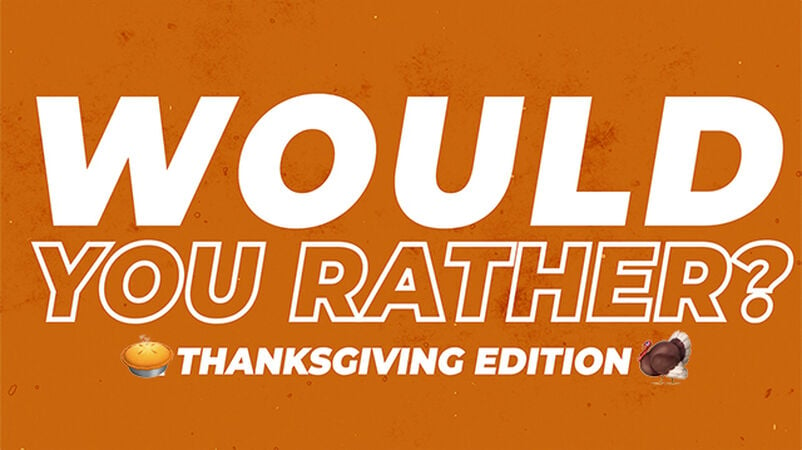 Would You Rather Video (And Countdown) Thanksgiving Emoji Edition
